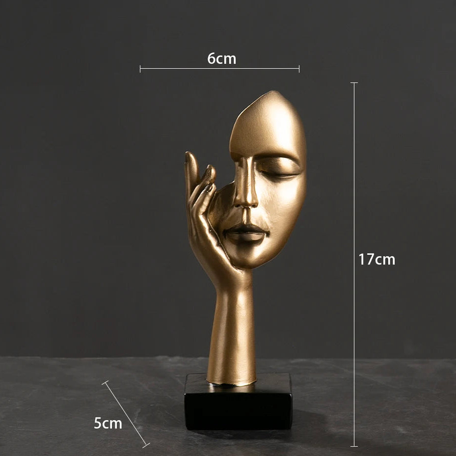 European crafts ornaments simple abstract figure sculpture office living room sculpture art decorations