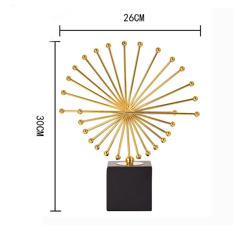 Nordic style metal decoration for home, modern and simple decoration for living room, wine cabinet, TV cabinet