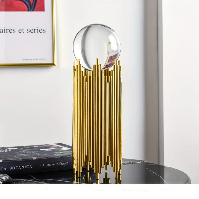 Nordic minimalist metal crafts abstract art ornaments porch living room TV cabinet office desktop creative home decoration