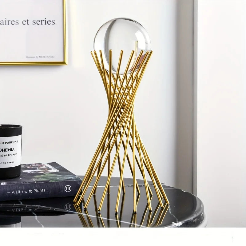 Nordic minimalist metal crafts abstract art ornaments porch living room TV cabinet office desktop creative home decoration