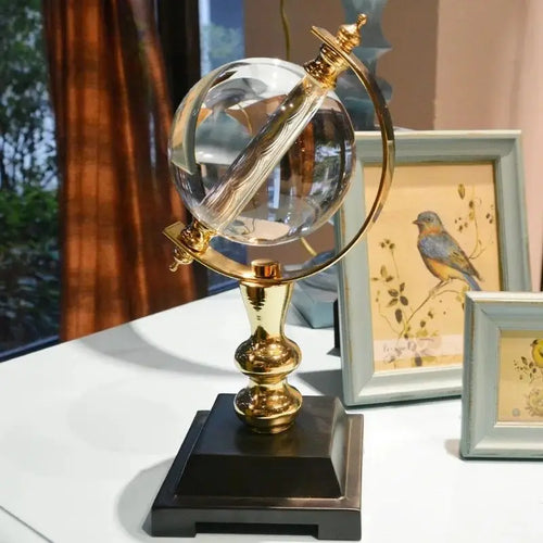 European-style Crystal Globe Decorations, Study Room, Living Room, Wine Cabinet Decorations, Home Office Table, Business Gifts