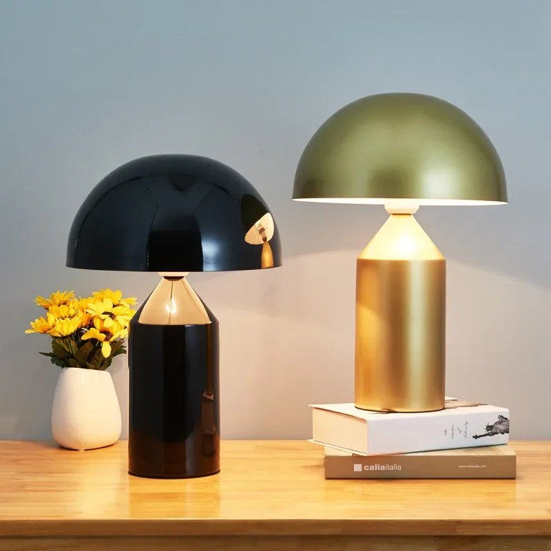 Mushroom LED Lamp – Sculptural Bedside & Desk Light