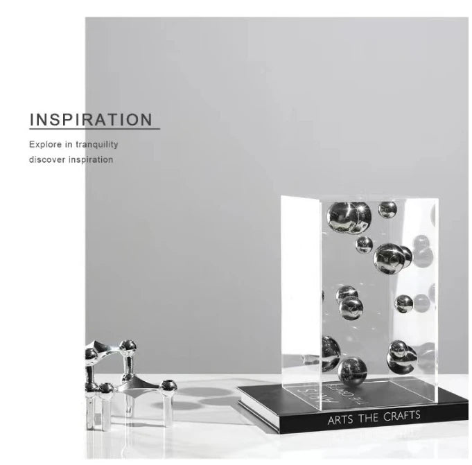 Geometric Acrilic Cube Ornament