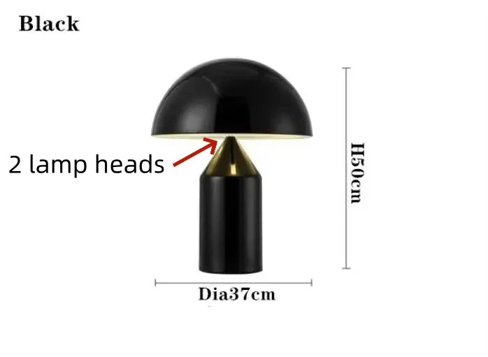Mushroom LED Lamp – Sculptural Bedside & Desk Light
