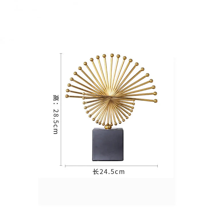 Nordic style metal decoration for home, modern and simple decoration for living room, wine cabinet, TV cabinet