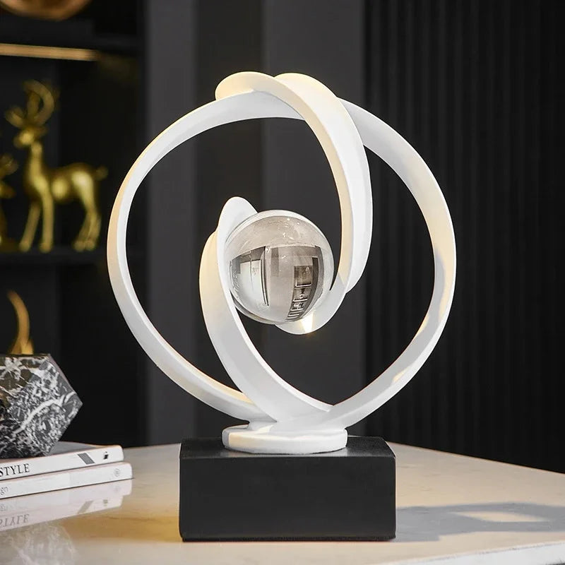 Resin Abstract Sculpture Modern Decoration Luxury Creative Living Room Bedroom Wine Cabinet Simple Nordic Decorative Ornament