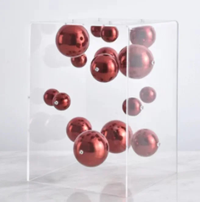 Geometric Acrilic Cube Ornament