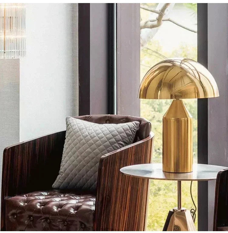 Mushroom LED Lamp – Sculptural Bedside & Desk Light
