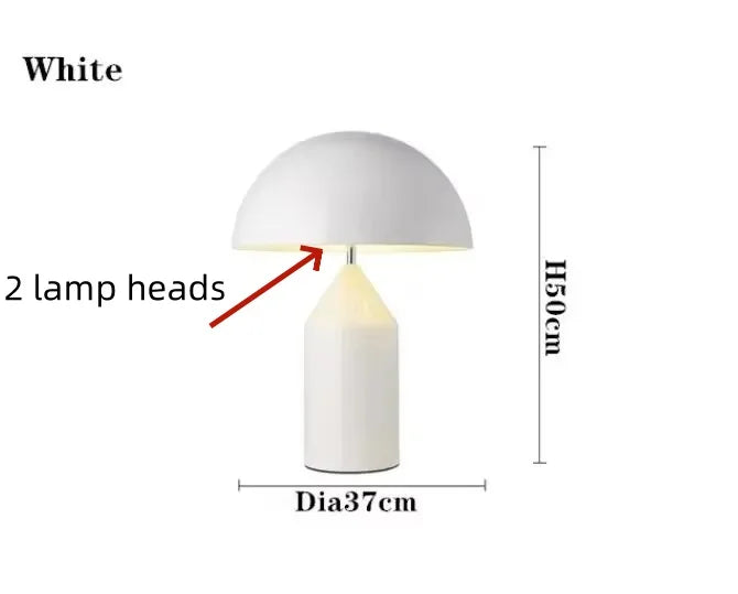 Mushroom LED Lamp – Sculptural Bedside & Desk Light