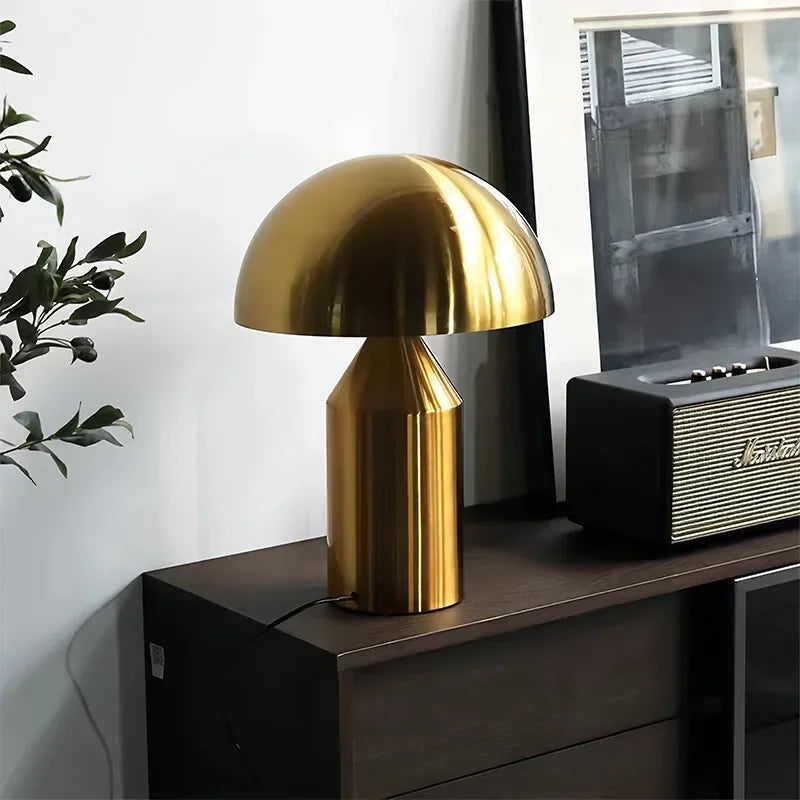 Mushroom LED Lamp – Sculptural Bedside & Desk Light