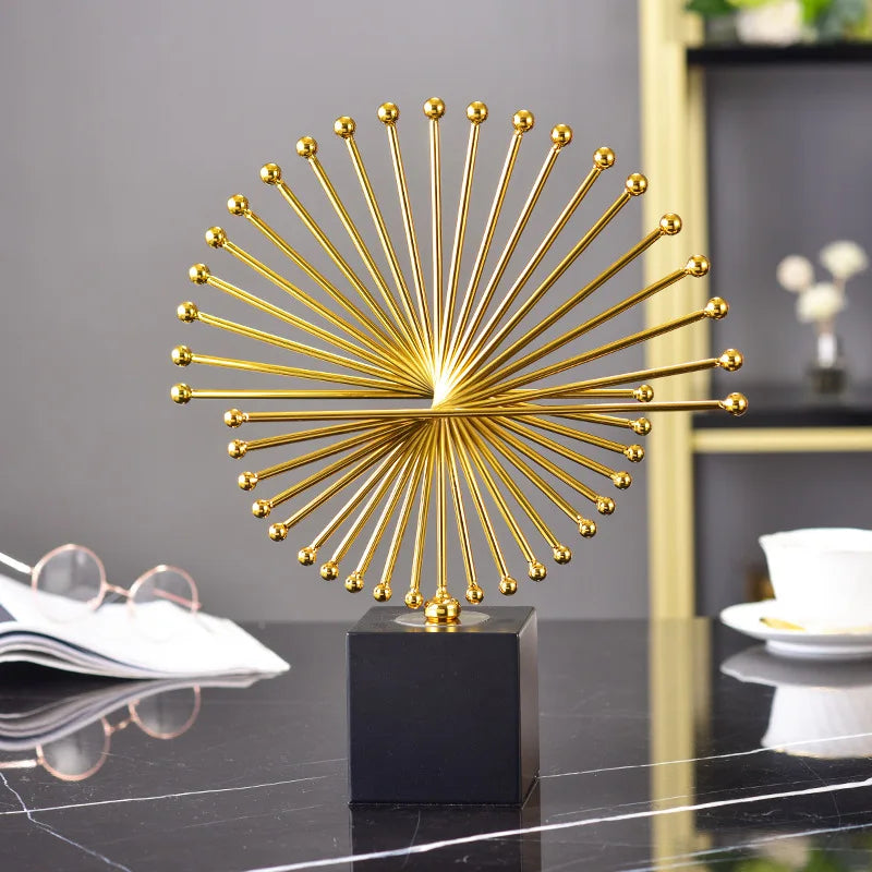 Nordic style metal decoration for home, modern and simple decoration for living room, wine cabinet, TV cabinet