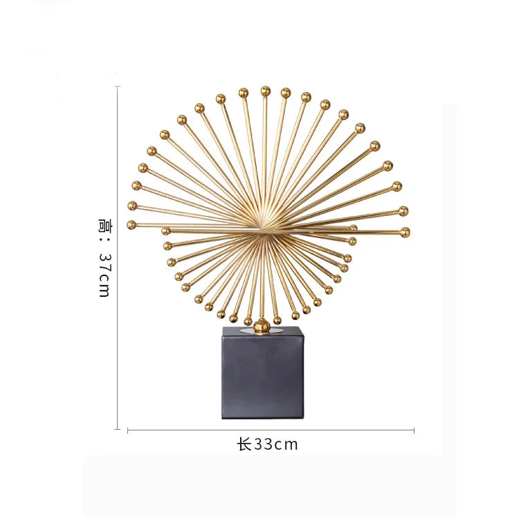 Nordic style metal decoration for home, modern and simple decoration for living room, wine cabinet, TV cabinet