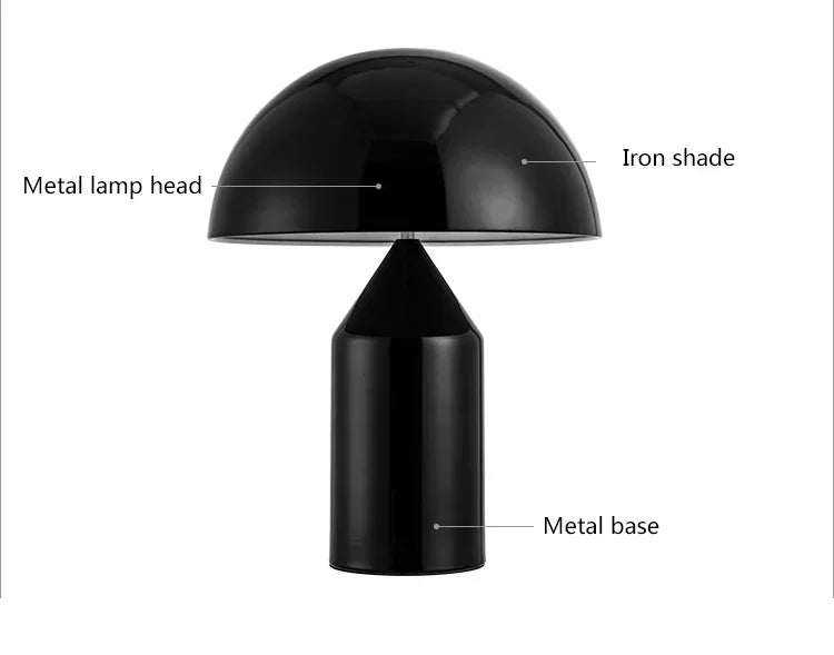 Mushroom LED Lamp – Sculptural Bedside & Desk Light
