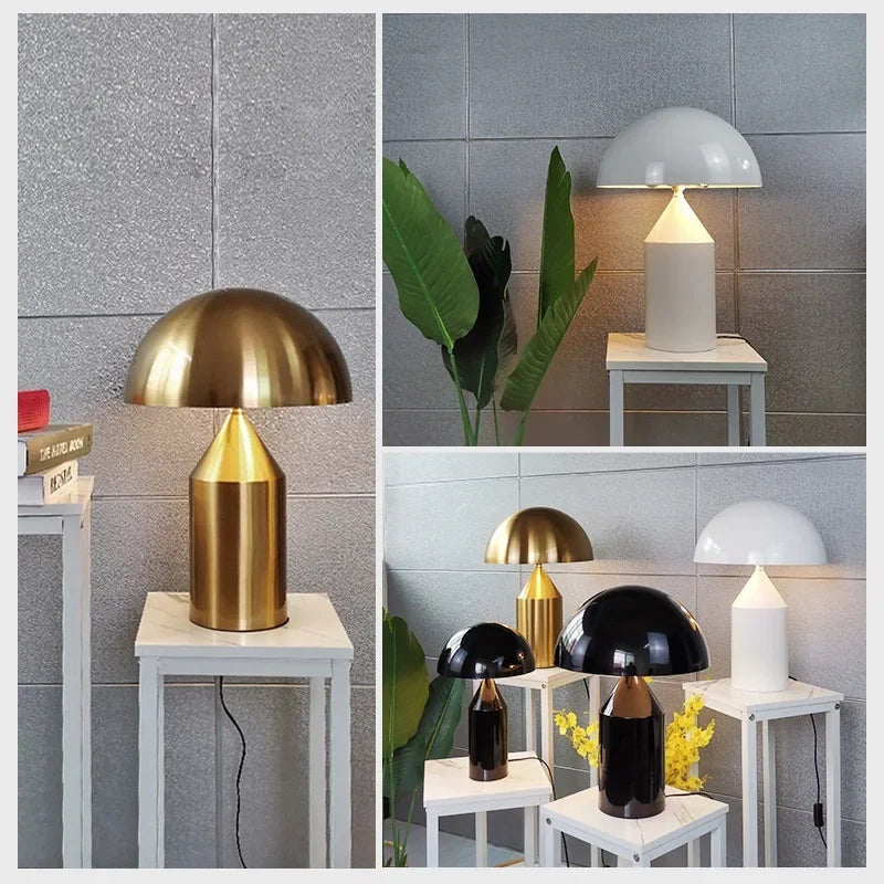 Mushroom LED Lamp – Sculptural Bedside & Desk Light