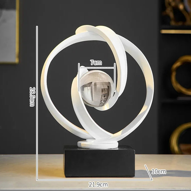 Resin Abstract Sculpture Modern Decoration Luxury Creative Living Room Bedroom Wine Cabinet Simple Nordic Decorative Ornament
