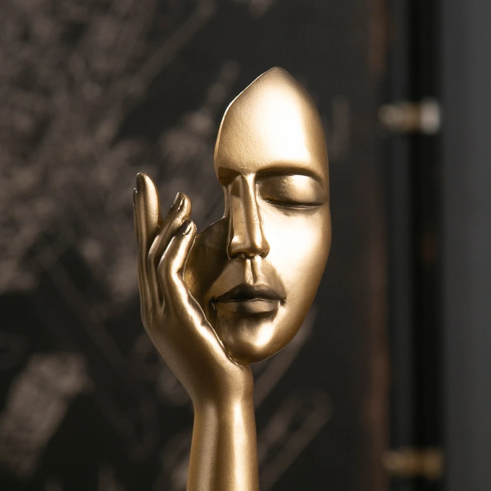 European crafts ornaments simple abstract figure sculpture office living room sculpture art decorations
