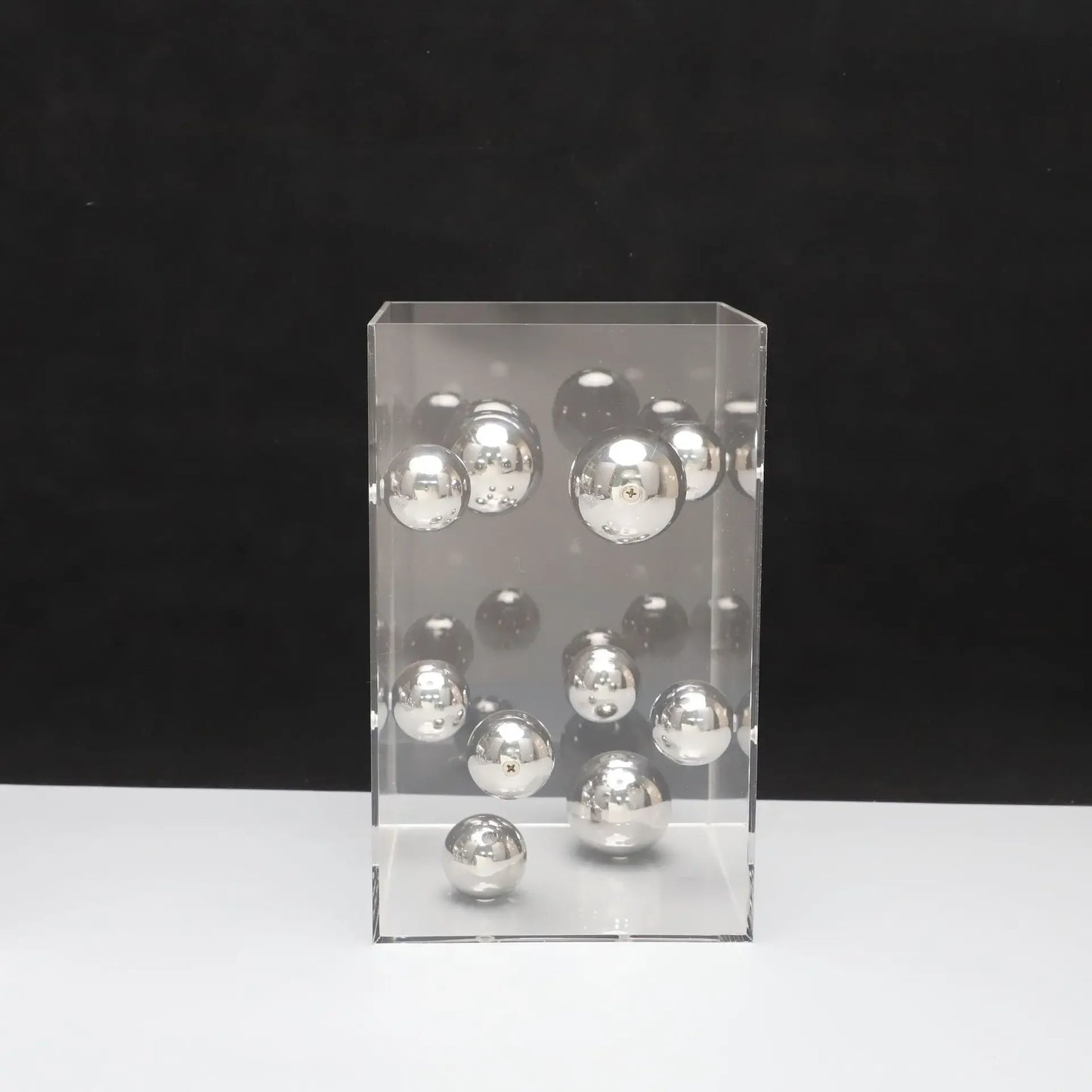 Geometric Acrilic Cube Ornament
