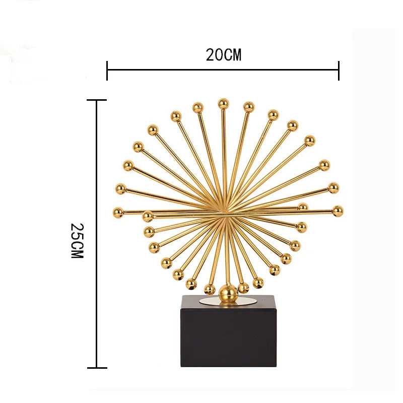 Nordic style metal decoration for home, modern and simple decoration for living room, wine cabinet, TV cabinet