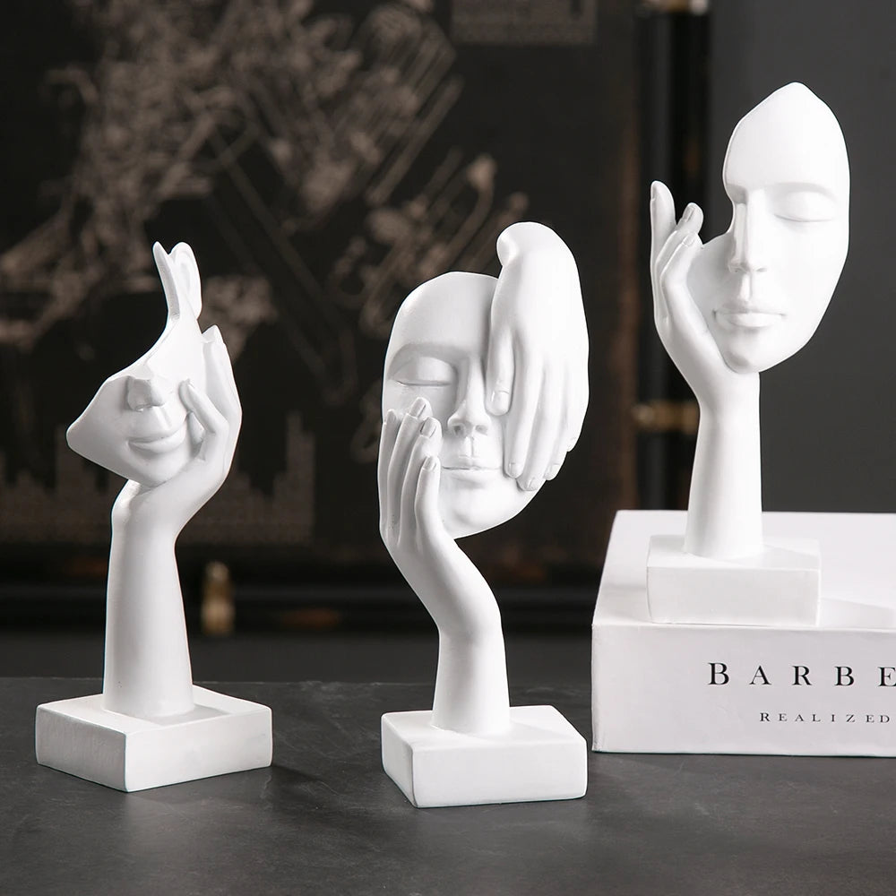 European crafts ornaments simple abstract figure sculpture office living room sculpture art decorations