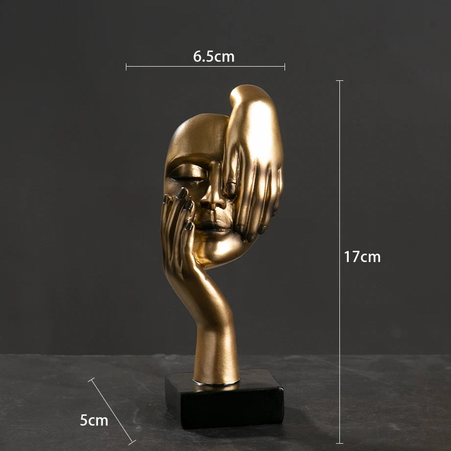 European crafts ornaments simple abstract figure sculpture office living room sculpture art decorations