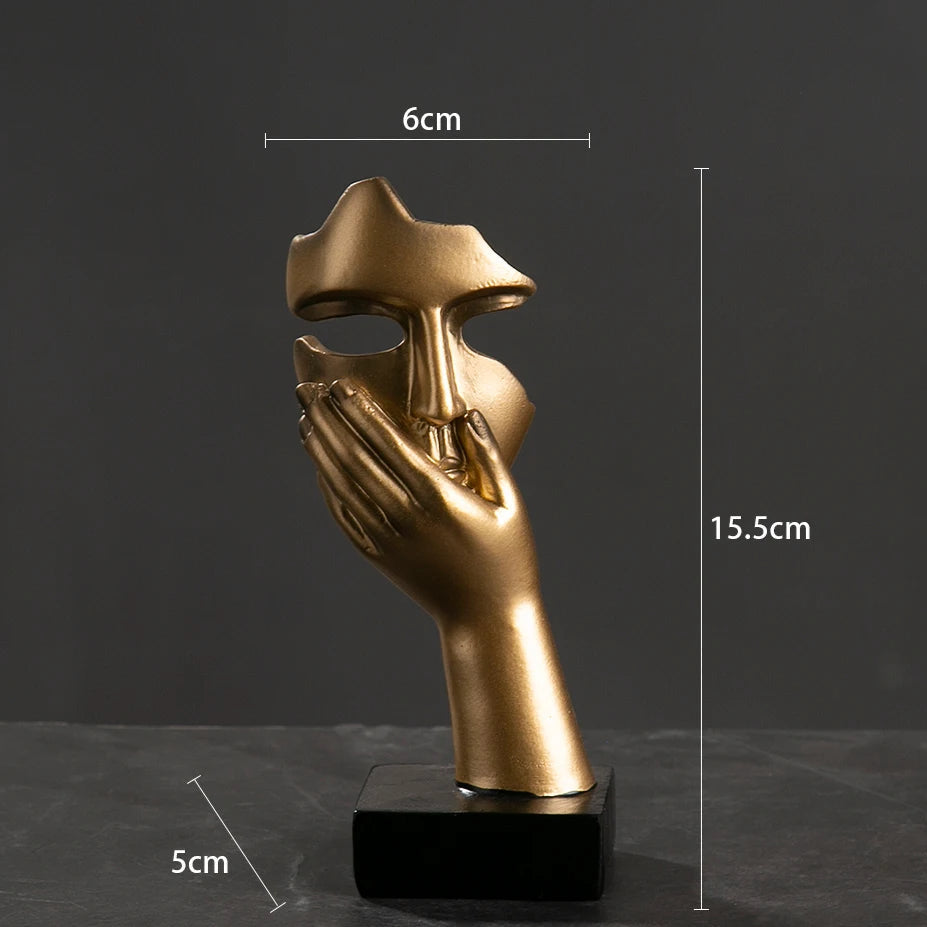 European crafts ornaments simple abstract figure sculpture office living room sculpture art decorations
