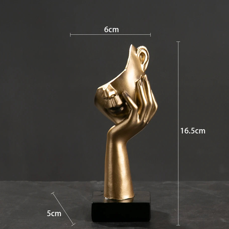 European crafts ornaments simple abstract figure sculpture office living room sculpture art decorations