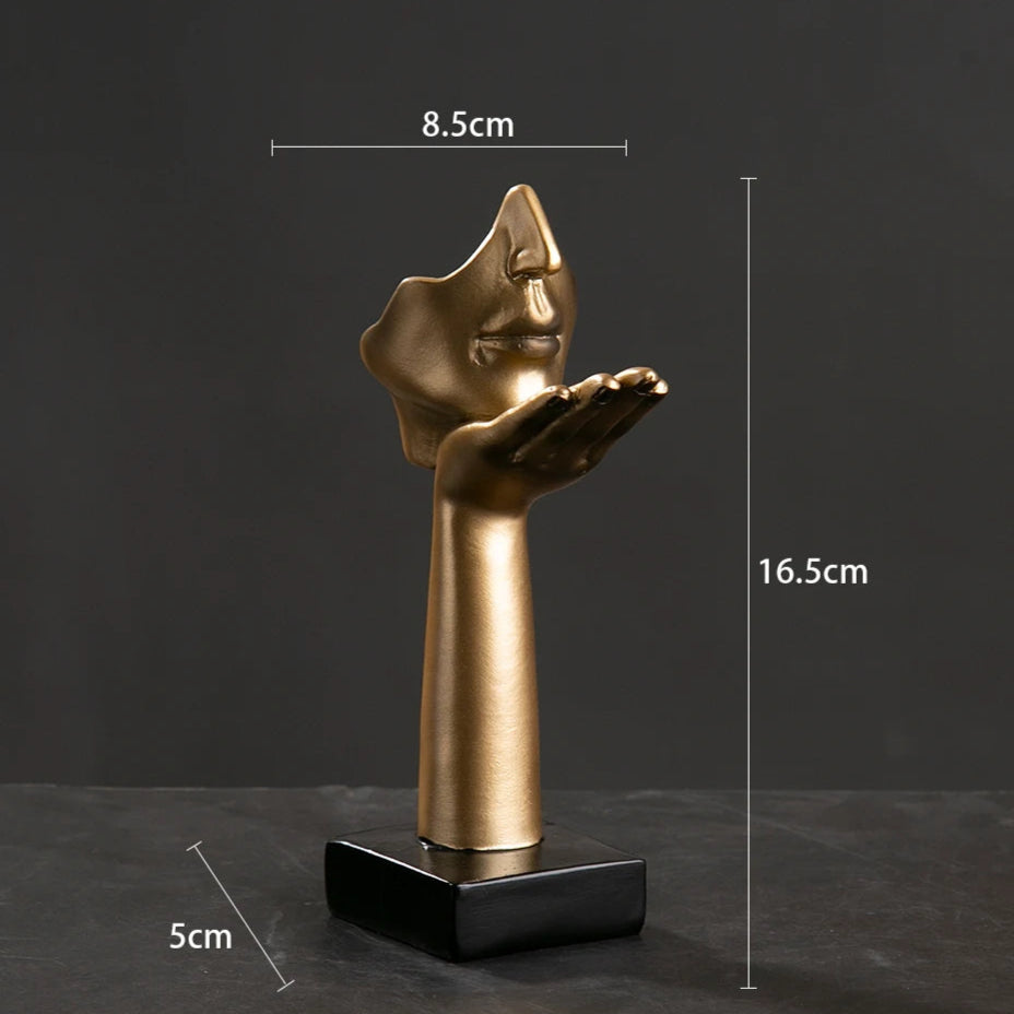 European crafts ornaments simple abstract figure sculpture office living room sculpture art decorations