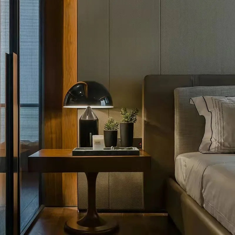 Mushroom LED Lamp – Sculptural Bedside & Desk Light