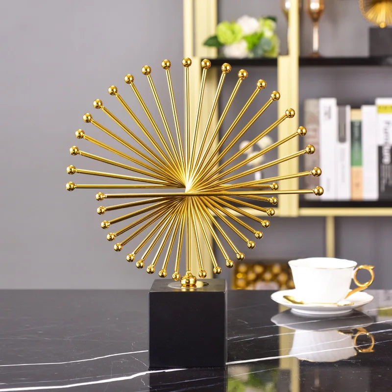 Nordic style metal decoration for home, modern and simple decoration for living room, wine cabinet, TV cabinet