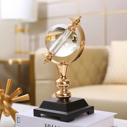 European-style Crystal Globe Decorations, Study Room, Living Room, Wine Cabinet Decorations, Home Office Table, Business Gifts