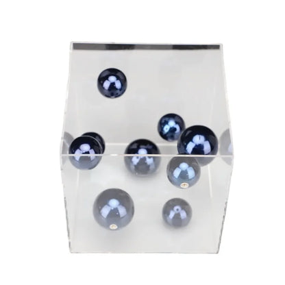 Geometric Acrilic Cube Ornament