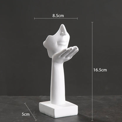 European crafts ornaments simple abstract figure sculpture office living room sculpture art decorations