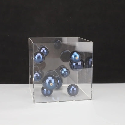 Geometric Acrilic Cube Ornament