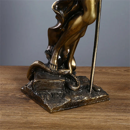 Themis Goddess Of Justice Statue Greek Mythology Ornaments Fair Angel Sculpture Tianping Gods Astraya Vintage Home Decoration