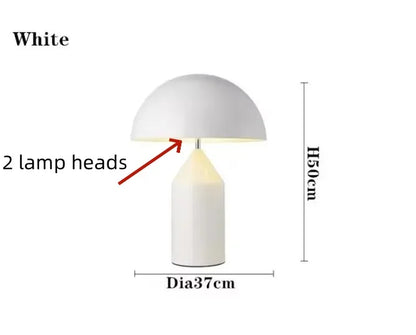 Mushroom LED Lamp – Sculptural Bedside & Desk Light