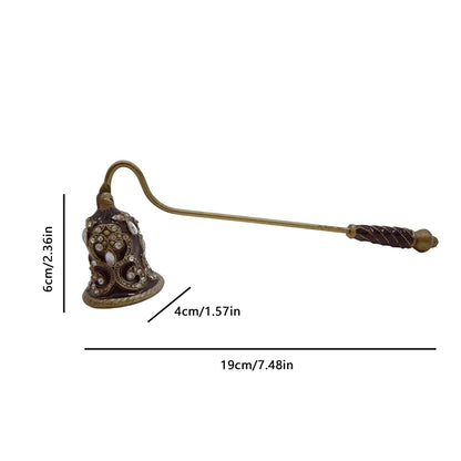 Elegant Candle Snuffer Candle Extinguisher Long Handle Candle Accessory Metal Wick Flame Snuffer Wick Snuffer Home Decor Gift