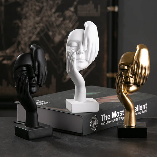 European crafts ornaments simple abstract figure sculpture office living room sculpture art decorations