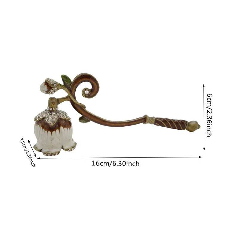 Elegant Candle Snuffer Candle Extinguisher Long Handle Candle Accessory Metal Wick Flame Snuffer Wick Snuffer Home Decor Gift