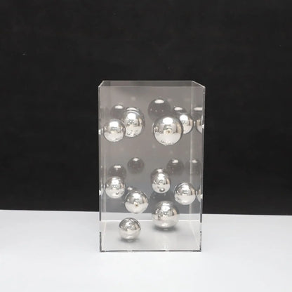Geometric Acrilic Cube Ornament