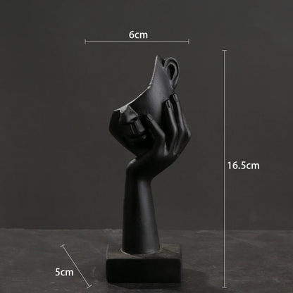 European crafts ornaments simple abstract figure sculpture office living room sculpture art decorations