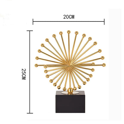 Nordic style metal decoration for home, modern and simple decoration for living room, wine cabinet, TV cabinet
