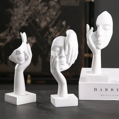European crafts ornaments simple abstract figure sculpture office living room sculpture art decorations