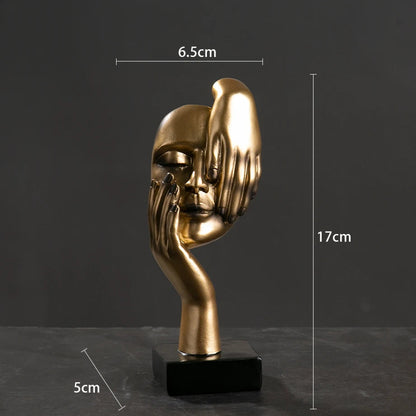 European crafts ornaments simple abstract figure sculpture office living room sculpture art decorations