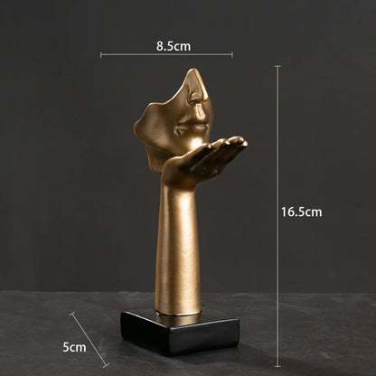 European crafts ornaments simple abstract figure sculpture office living room sculpture art decorations