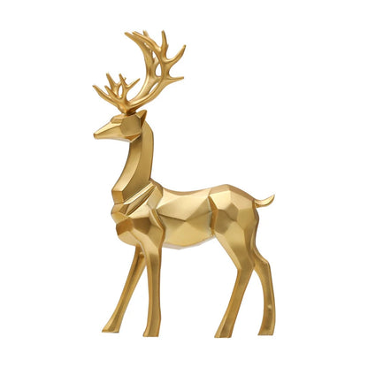New Origami Deer Jewelry Bedroom Deer Statue Home Reindeer Home Decoration Living Room TV Cabinet Wine Cabinet Gifts
